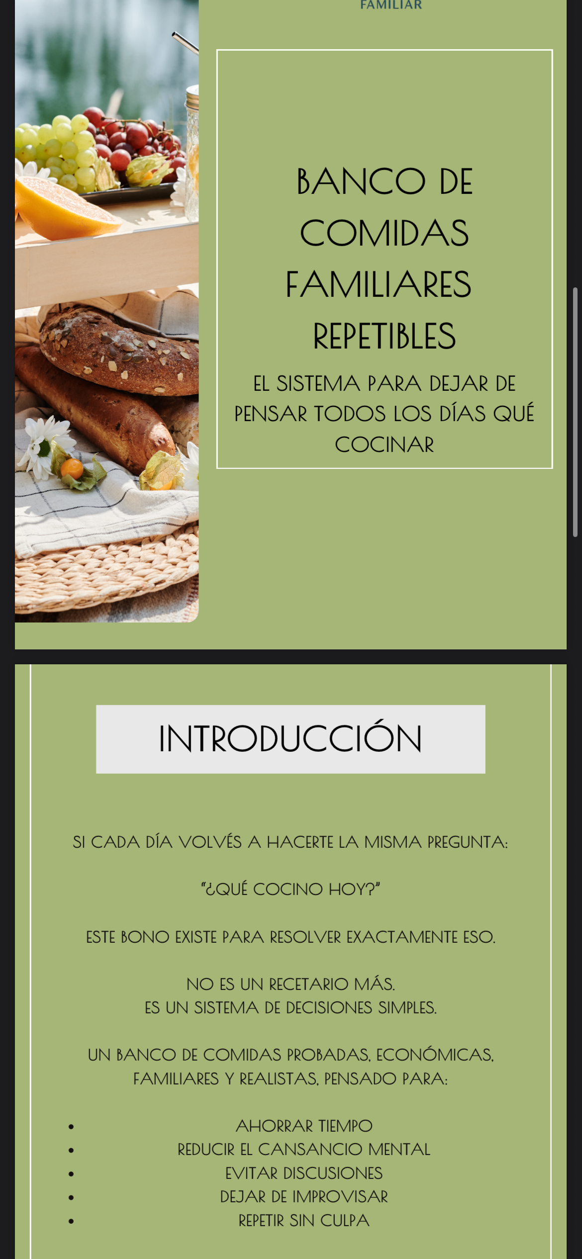 Manual de Comida Sin Estrés + 5 Bonos de Regalo